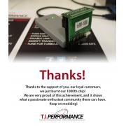 T.I. Performance sells 1000th J3 Chip!