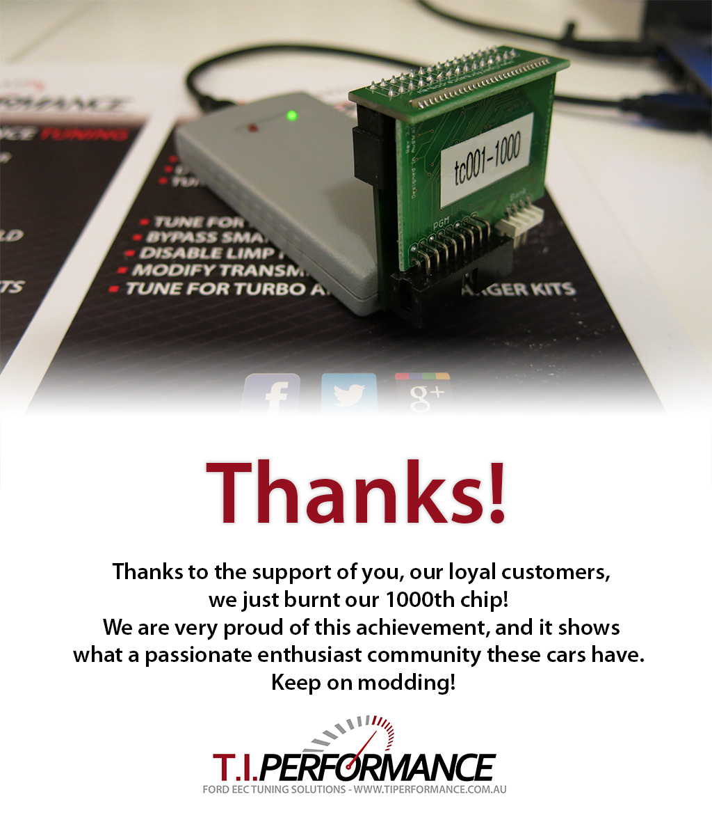 T.I. Performance sells 1000th J3 Chip!