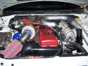 Bevans EF Fairmont Ghia Turbo Engine Bay