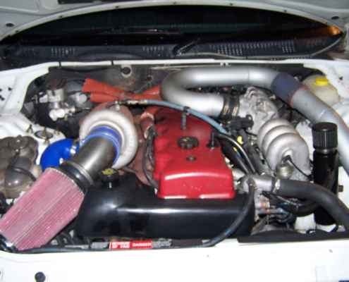 Bevans EF Fairmont Ghia Turbo Engine Bay