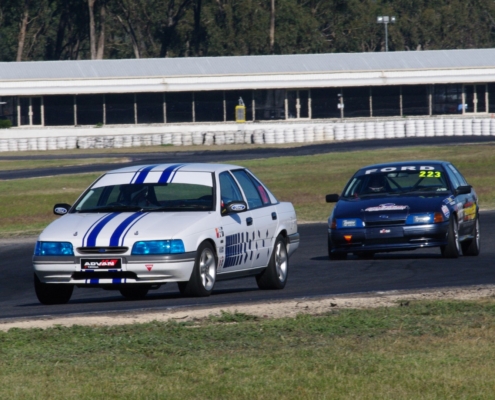 ED Circuit car racing out on the track with our J3 Chip