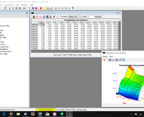 TunerPro Ford Falcon Tuning Screenshot
