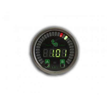 TechEdge LA1 Round Wideband O2 Gauge