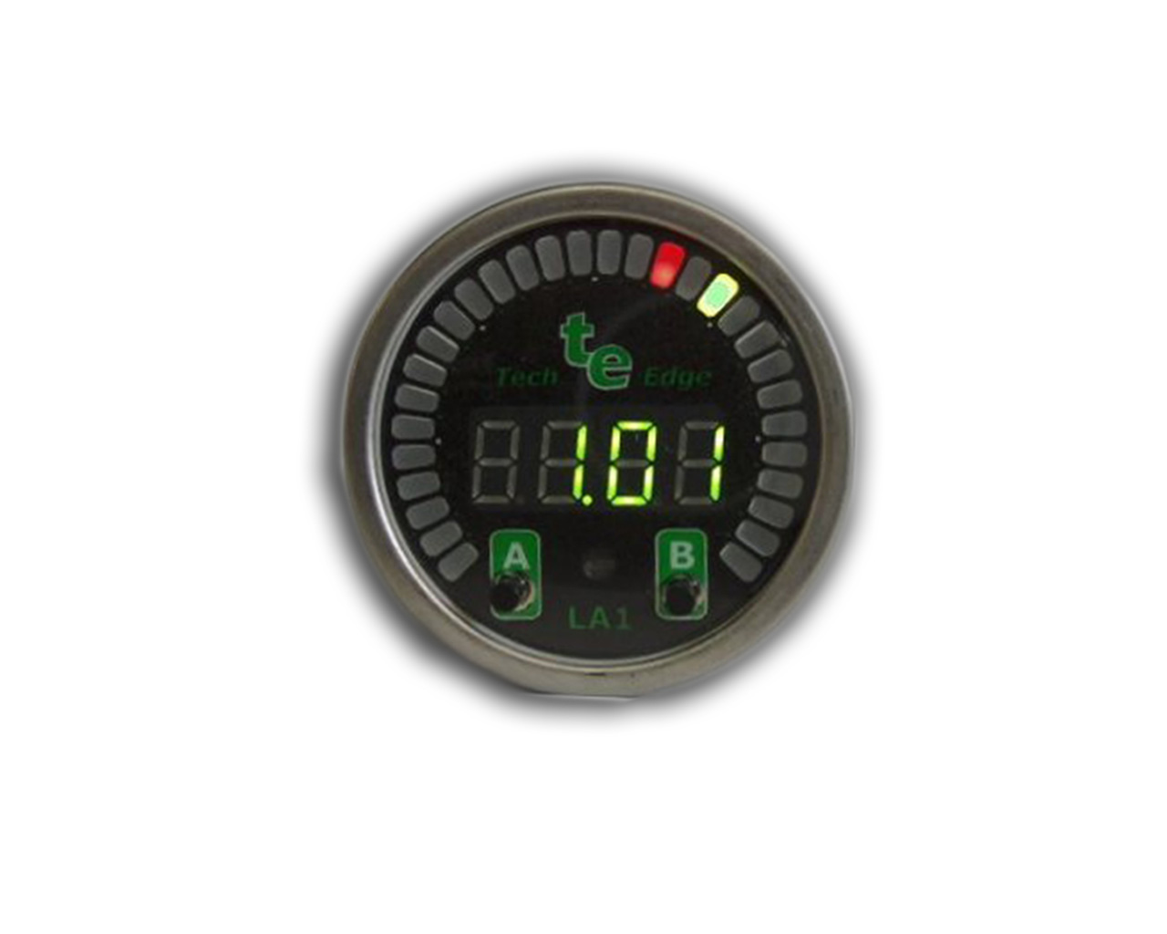 TechEdge LA1 Round Wideband O2 Gauge