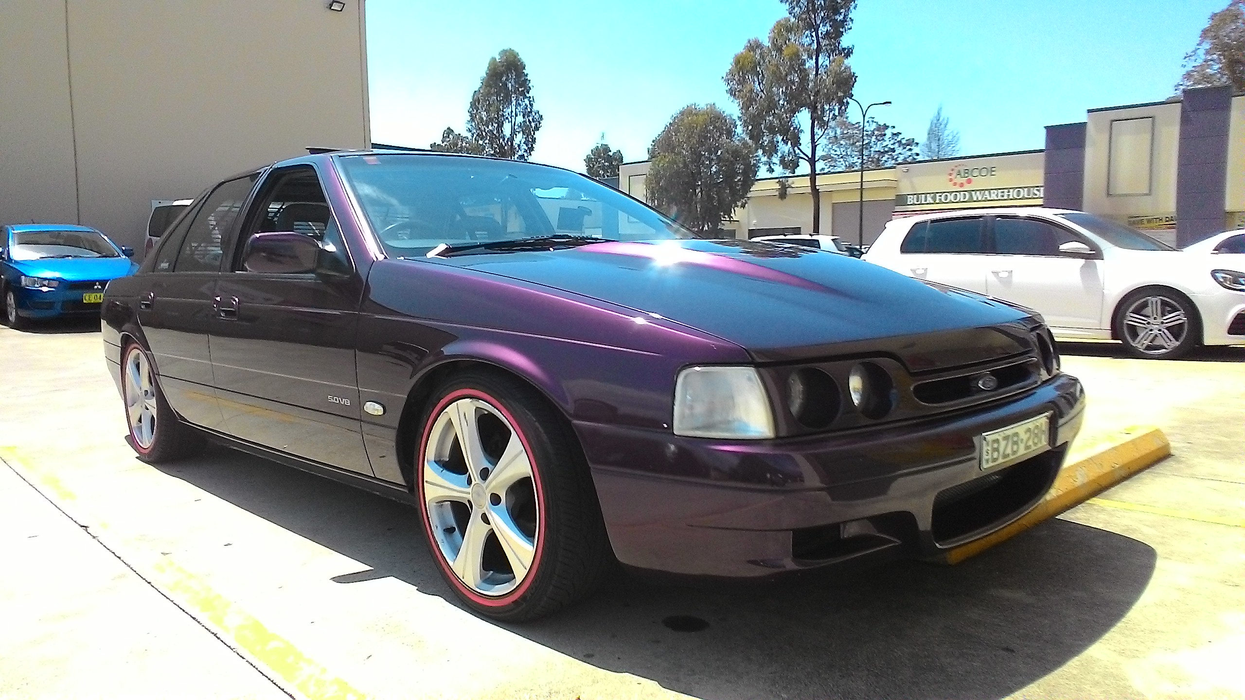 Nathans Supercharged EB Falcon 5.0L Windsor V8 Front