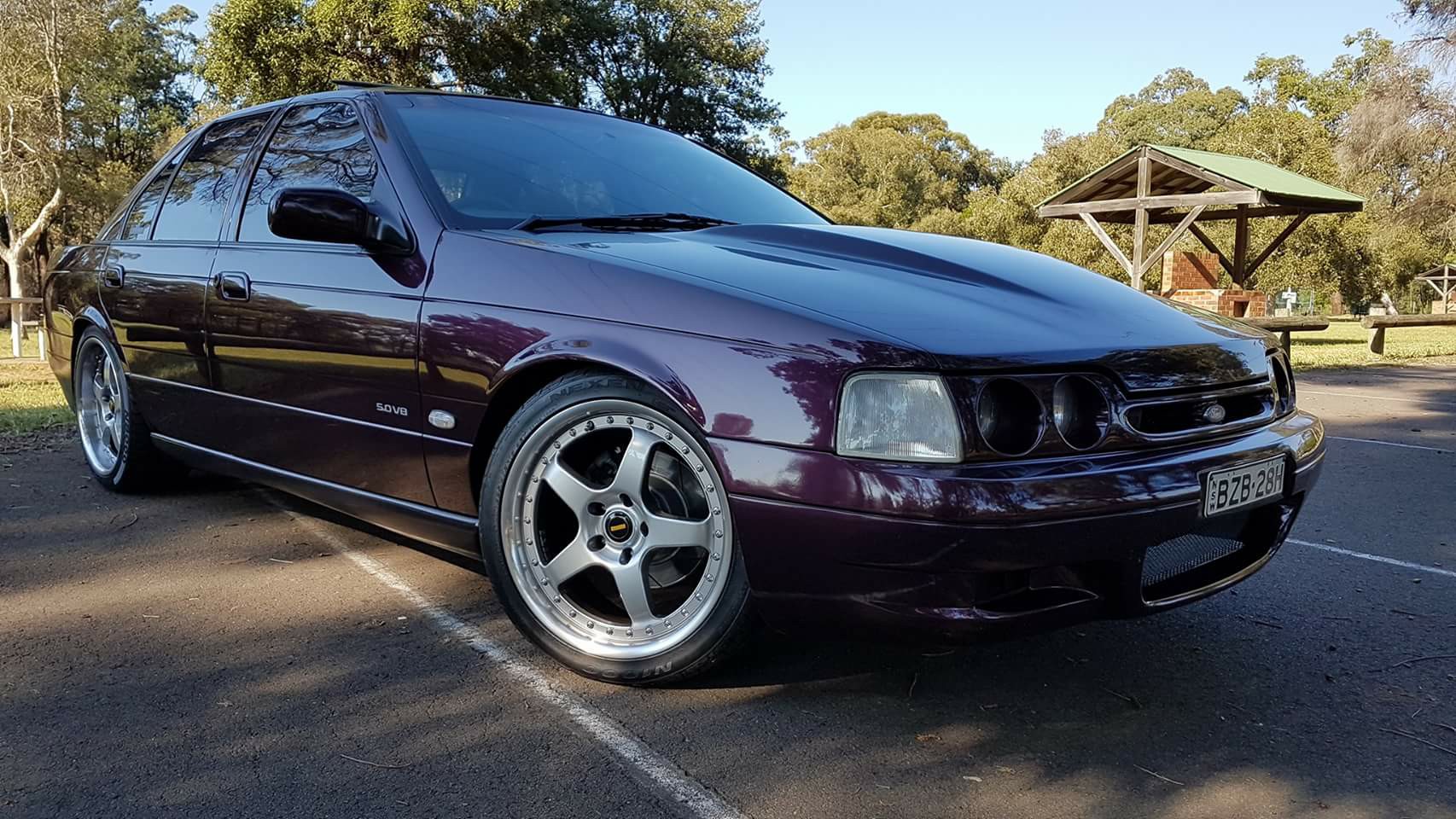 Nathans Supercharged EB V8 fitted with Full House DIY Tuning Kit