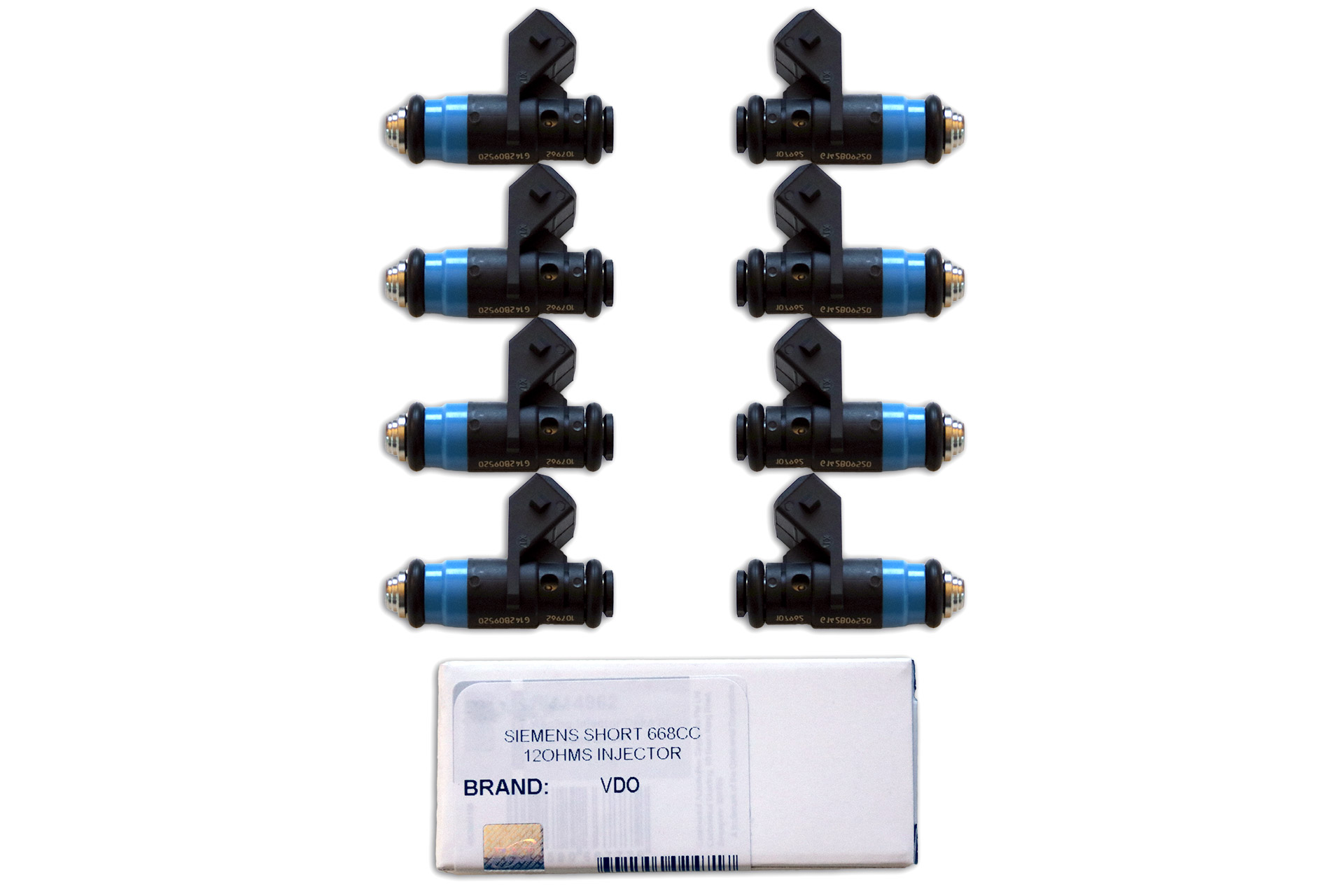 Set of 8 New 650cc Short EV14K Genuine BOSCH Fuel injectors E85 OK Set of 8 New 650cc Short EV14K Genuine BOSCH Fuel injectors E85 OK