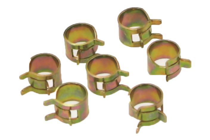 NOS Midwest Muscle Car Specialties Spring Hose Clamps – For GTO, LeMans, Firebird, Bonneville, Catalina
