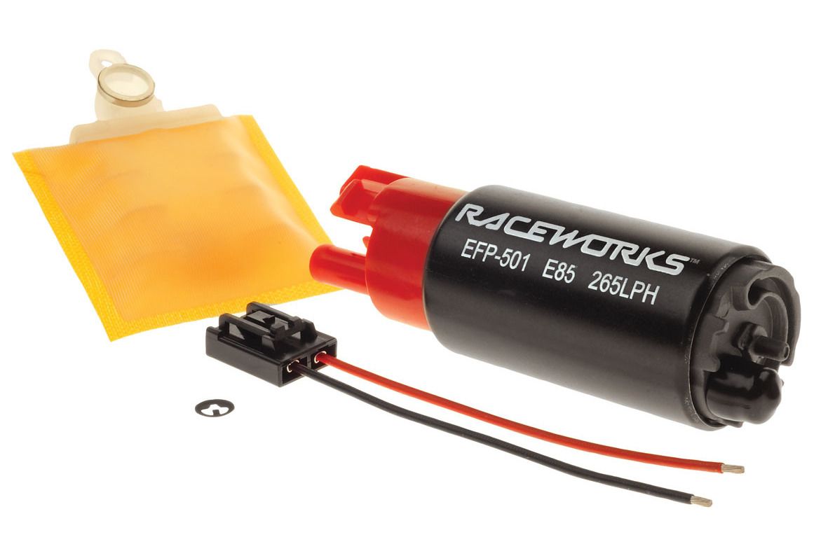 Raceworks 265lph 4 Bar Fuel Pump E85 Safe Walbro 255 GSS342