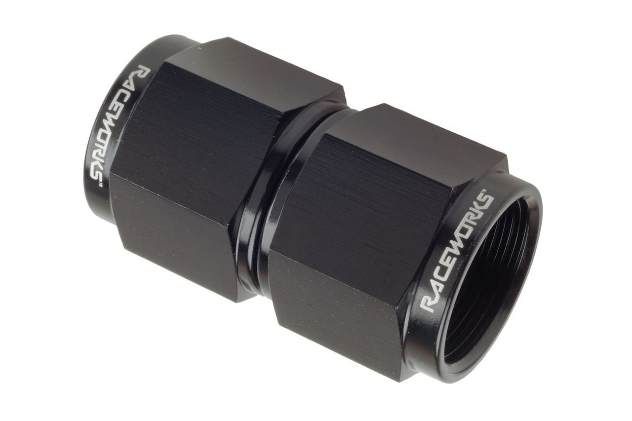 thumbnail image 2 of Raceworks RWF-140-08BK – 8AN Female Swivel To Male JIC Flare + 1/8" NPT Port (Black, US Made) 2 of 5