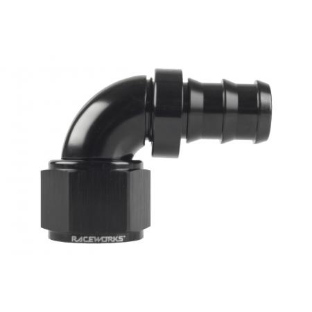 Raceworks 1 Meter AN10 Black Push-Lok Hose – 400 Series E85/Methanol/Oil/Water Compatible