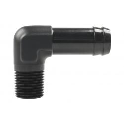 Raceworks 1/2" 90 degree Male NPT to 3/4" Barb