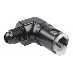 Raceworks AN-6 to Female 3/8" 90 Degree Quick Connect EFI Fuel Fitting