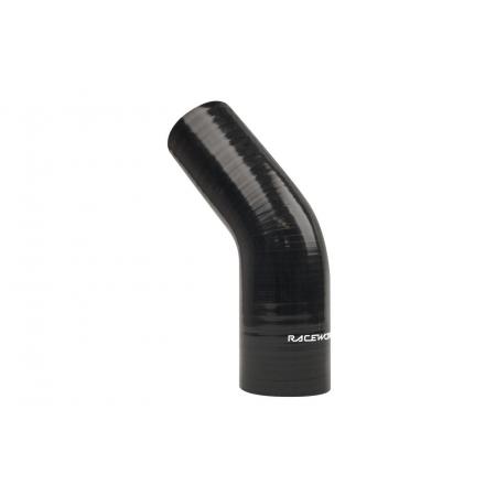 thumbnail image 2 of Raceworks SHR-375400BK 3.75" To 4.0" (95-102mm) Straight Reducer Silicone Hose - Black, Glossy 2 of 4