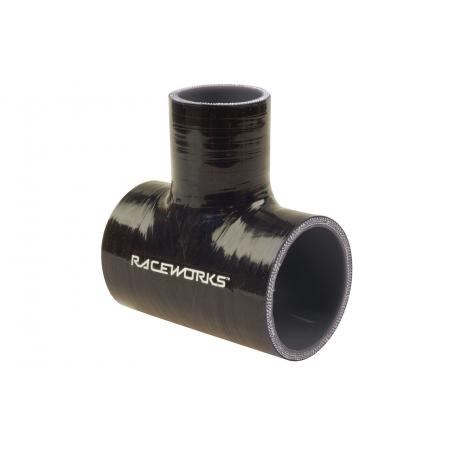 Raceworks 90° Silicone Reducer Elbow Hose – 2.5" To 3.0" (63mm To 76mm) – Gloss Blue