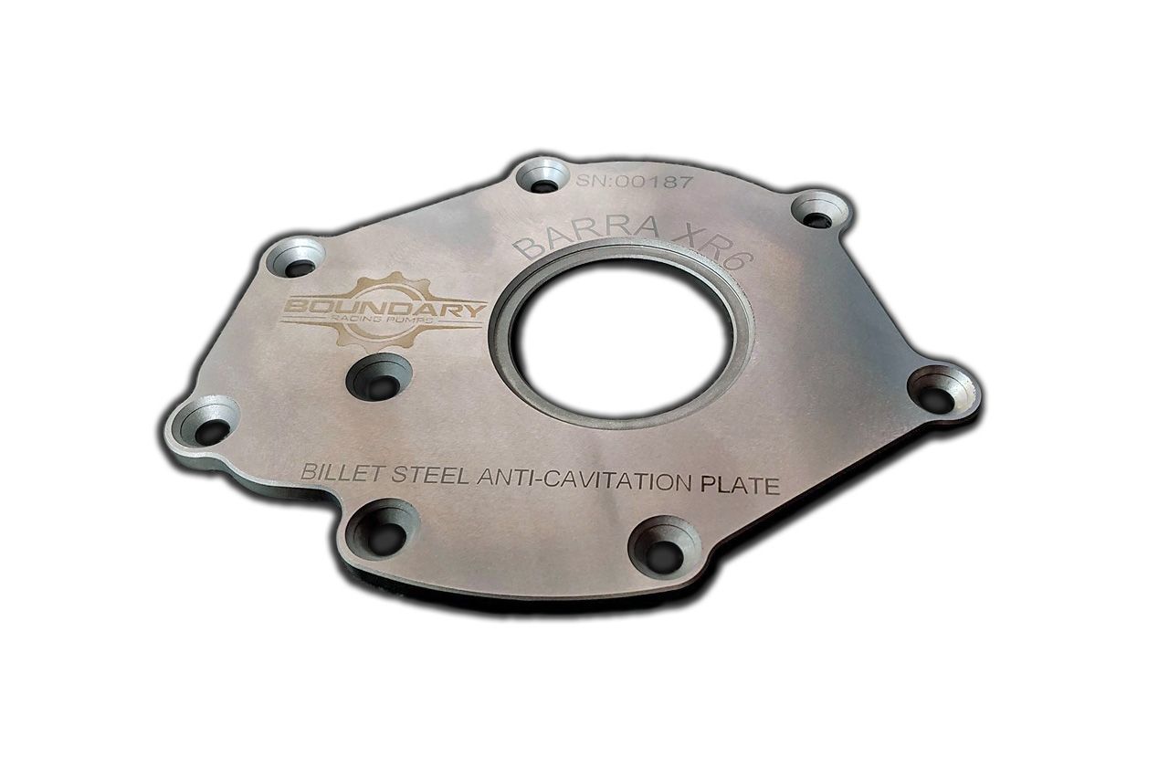 Boundary BA BF FG Falcon Barra 4L Billet Oil Pump Backing Plate T.I