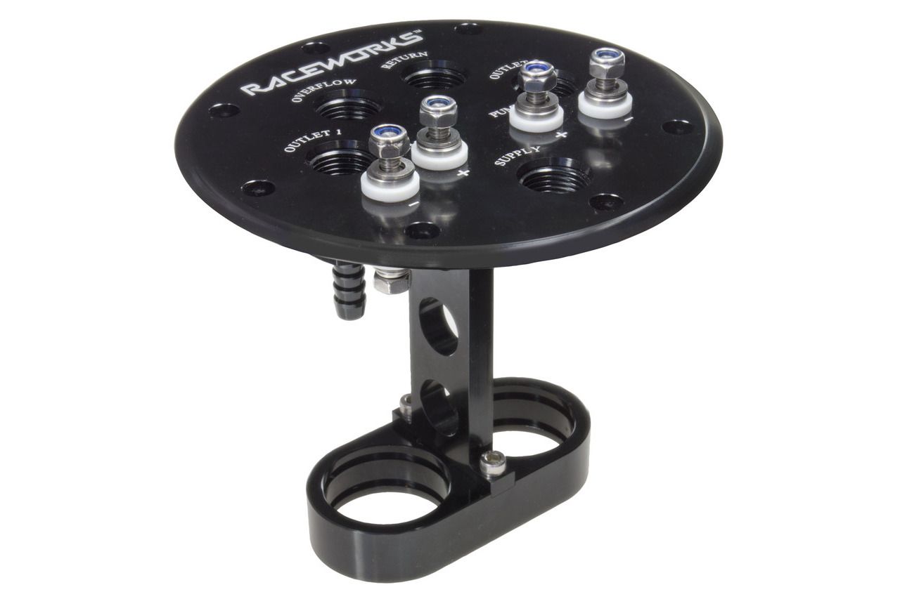 Raceworks Twin Fuel Pump Hanger 39mm T.I. Performance