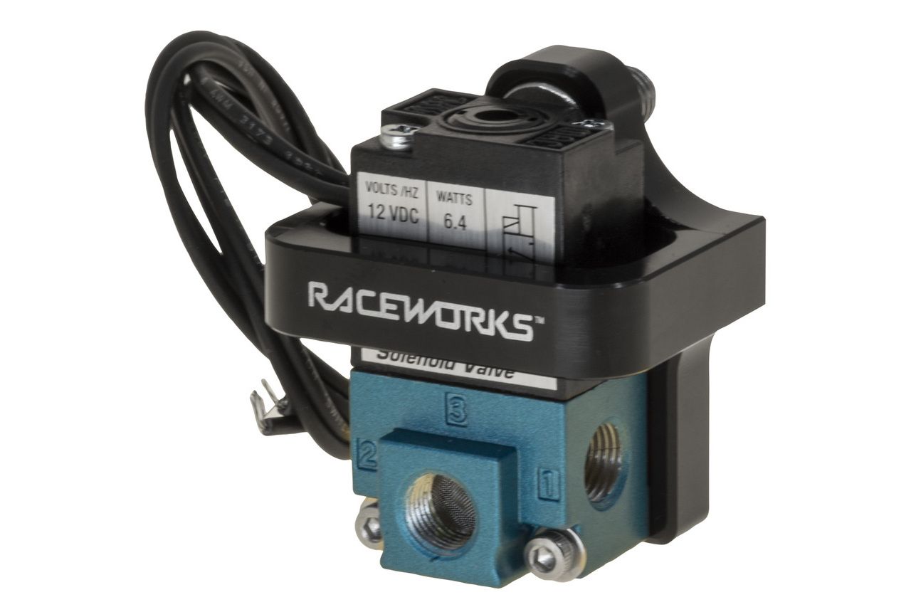 Raceworks 3 Port Boost Solenoid Billet Mounting Bracket T.I. Performance