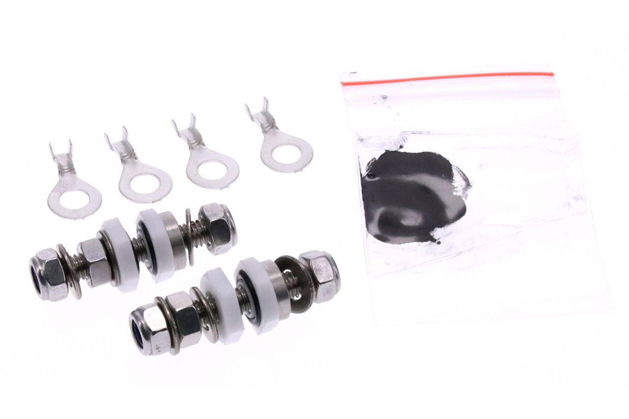 Raceworks 2Pk Stainless High Current Electrical Bulkhead Terminals T