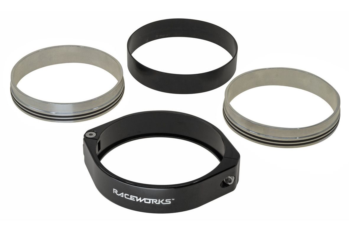 Raceworks 4.0″ Black Aluminium Intercooler Pipe Clamp T.I. Performance