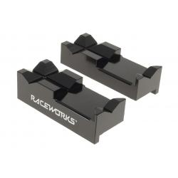 Raceworks Premium Billet Aluminium Vice Jaws - Black