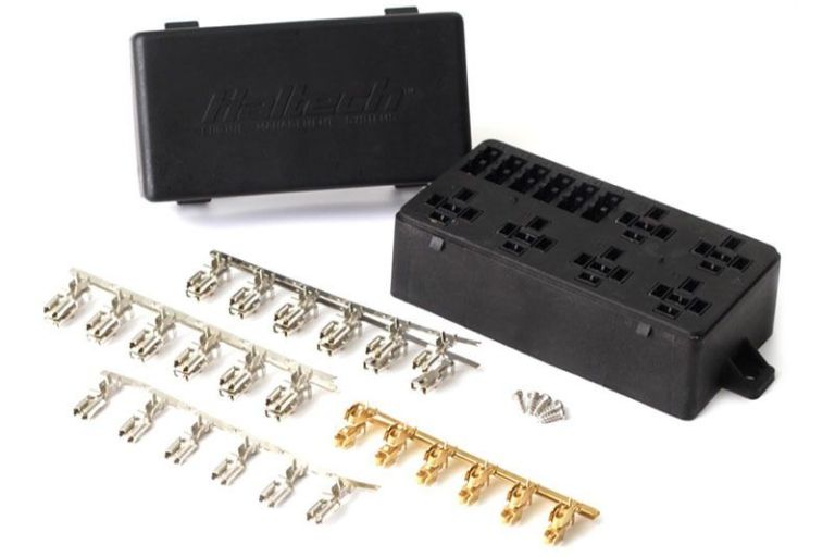 6 Circuit Haltech Fuse & Relay Box with Lid – T.I. Performance