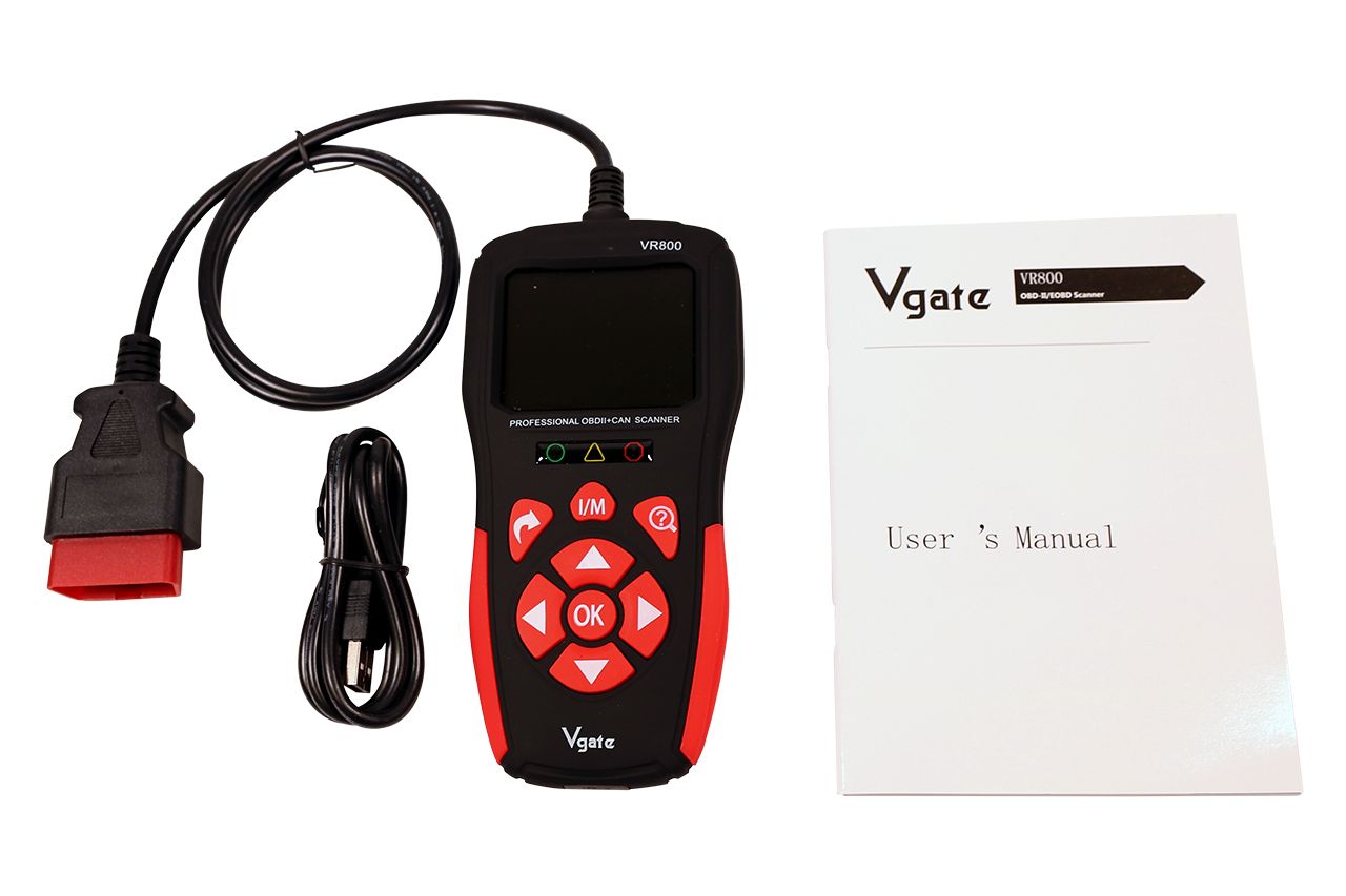 VGate VR800 Hand Held OBD2 Scan Tool / Code Reader with LCD Screen T.I. Performance