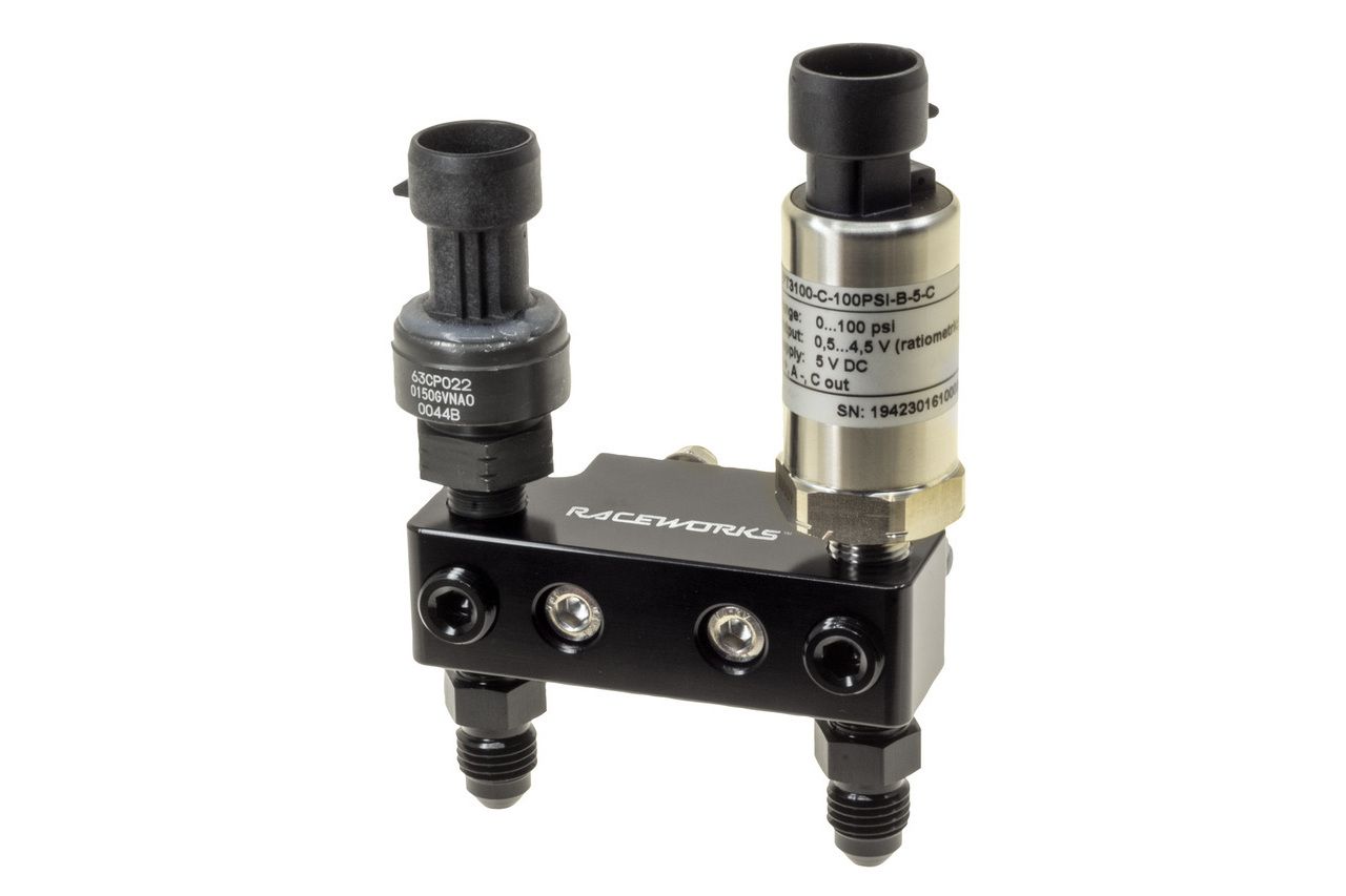 Raceworks 2 Circuit Pressure Sensor Block T.I. Performance