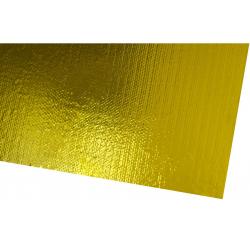 Raceworks Gold Heat Shield Sheet Self Adhesive 20" X 20"