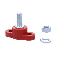 Raceworks Red 250A Surface Mount Power Post 3/8" UNC