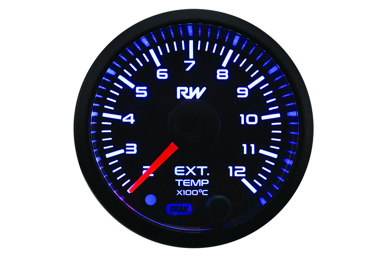 Raceworks 52mm Electronic 0900deg EGT Gauge Kit T.I. Performance