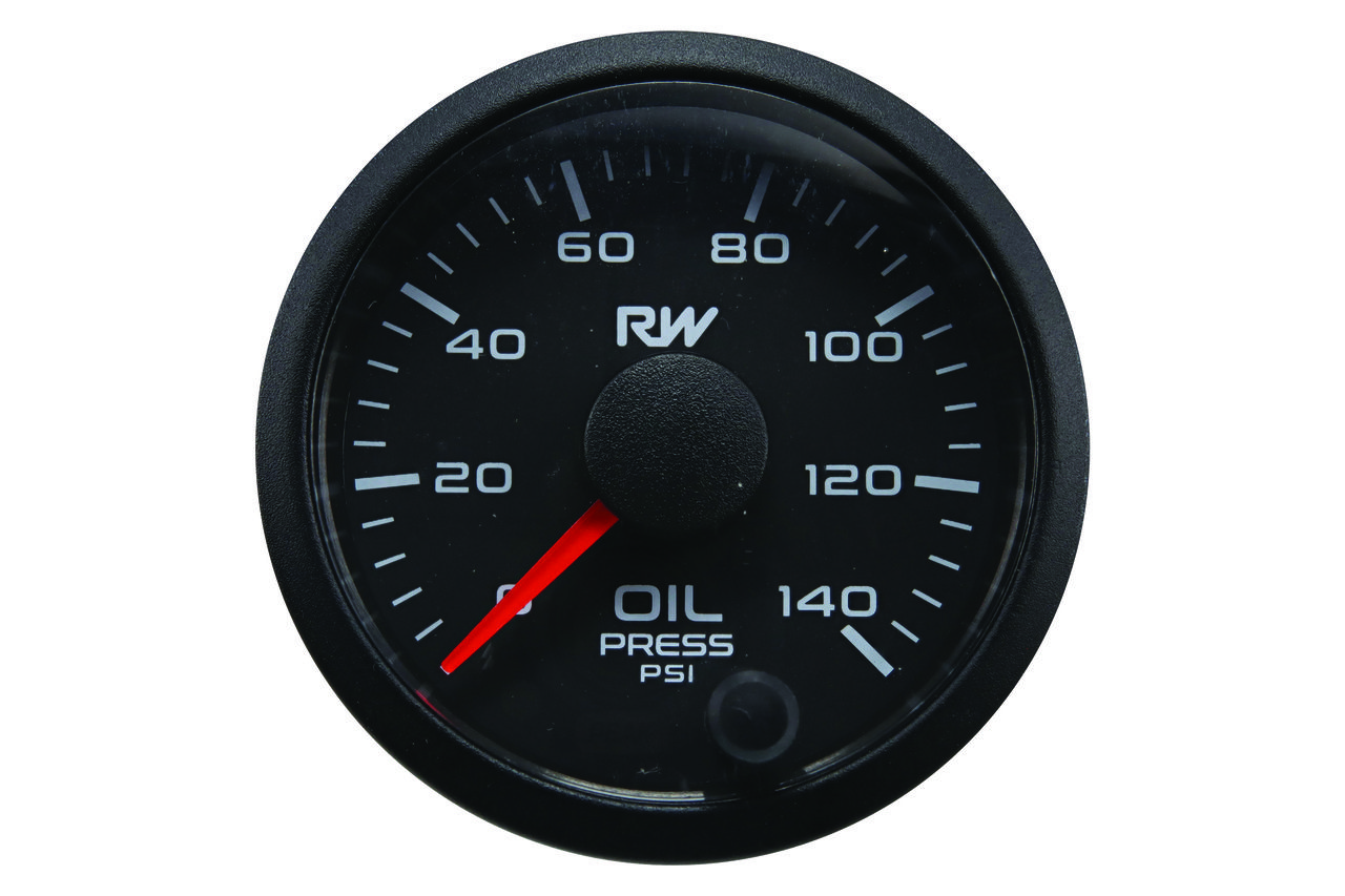 Raceworks 52mm Electronic Oil Pressure Gauge Kit T.I. Performance