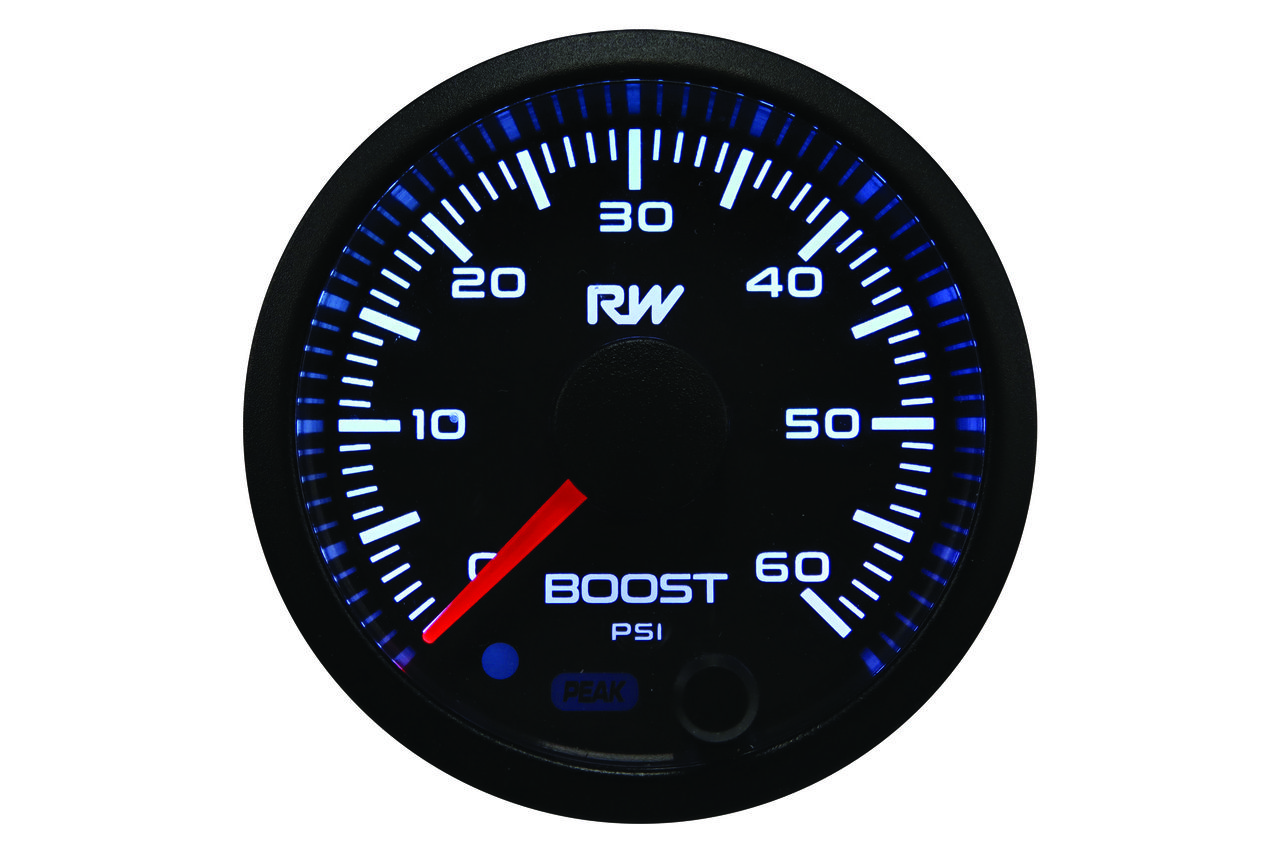 Raceworks 52mm Electronic Diesel Boost Gauge Kit (60psi) T.I. Performance