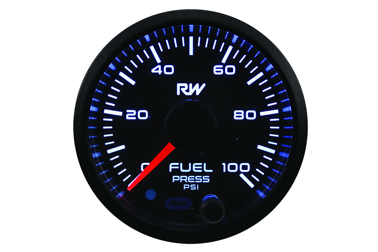 Raceworks 52mm Electronic EFI Fuel Pressure Gauge Kit T.I. Performance