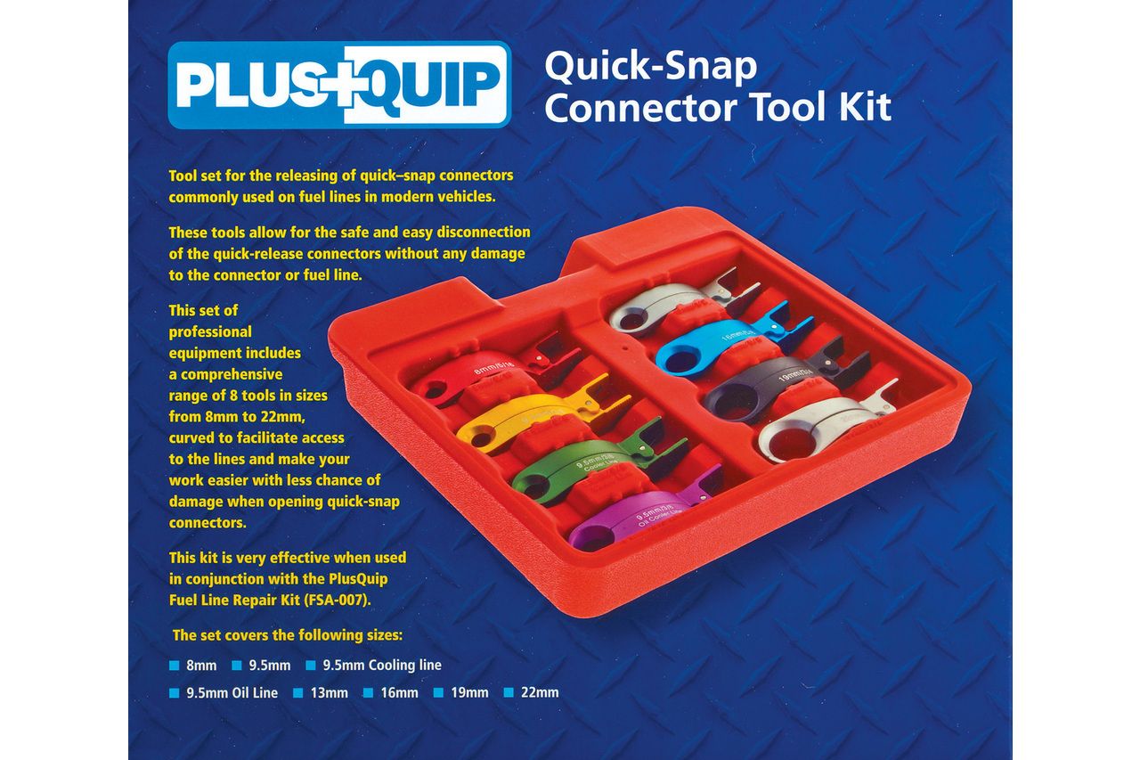 Plusquip EFI Quick Connect Fuel Line Clip Removal Tool Kit T.I