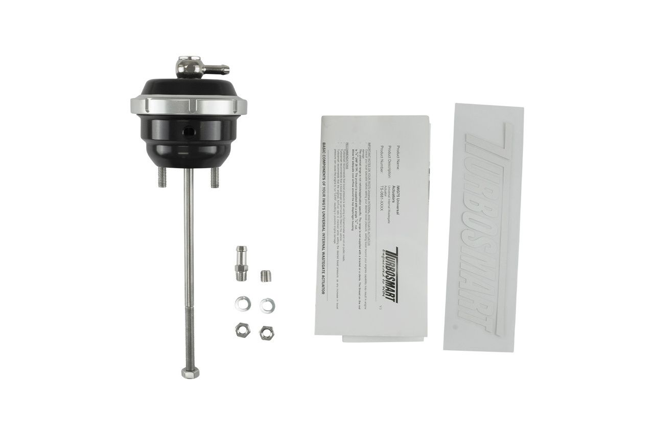 Turbosmart IWG75 Universal 150mm Rod 14 PSI Black Internal Wastegate Actuator