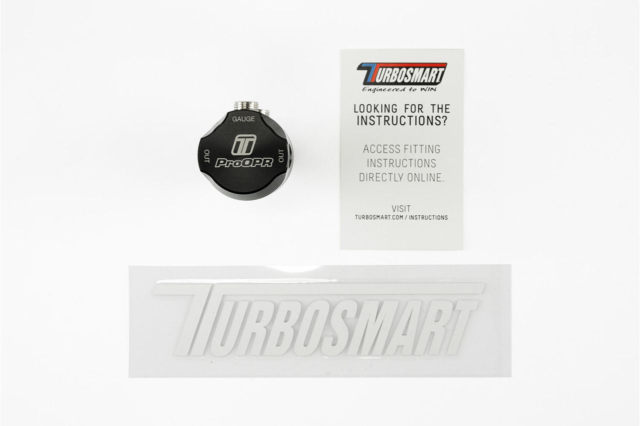 Turbosmart T40 Oil Pressure Regulator - Blue main image 1