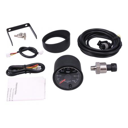 MaxTow Double Vision 60PSI Diesel Boost & 2200°F EGT Pyrometer Gauge Set, 52mm