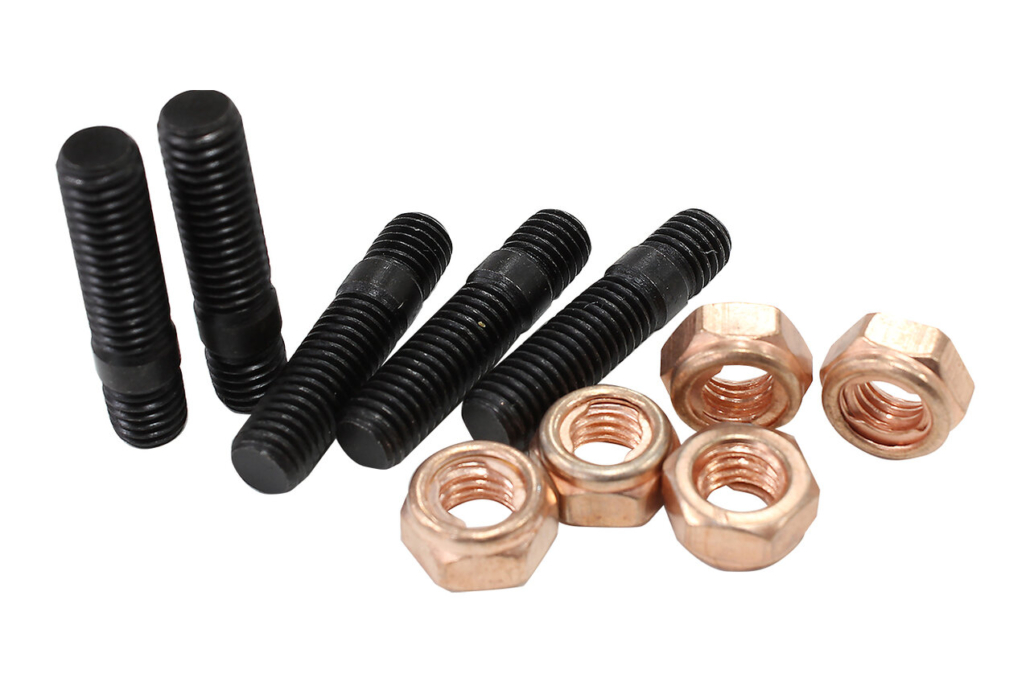 Aeroflow Turbo Stud & Nut Kit M8x1.25mm Suit Barra Dump Pipe & Others ...