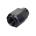 Aeroflow LS Fuel Rail Schrader Valve Gauge Adapter AN-4 To 1/8" NPT - Black
