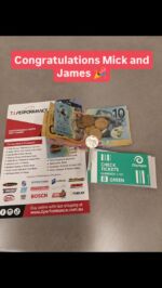 Our charity raffle with @hackshop_garage over the weekend raised $157 for the @cancercouncil which we will double. Thanks everyone for entering and congrats to James and Mick for winning! 🎉